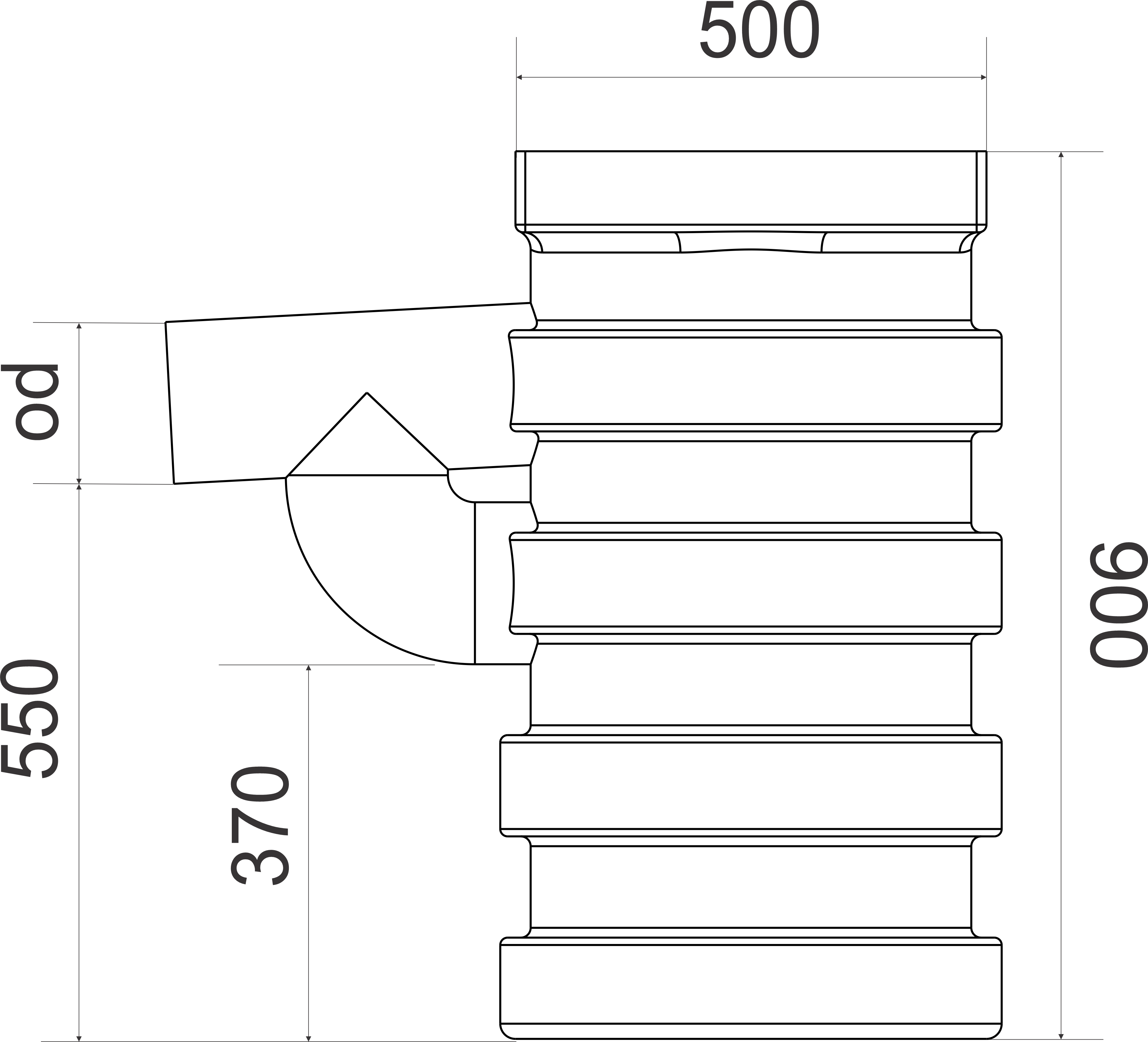 СЛИВНИК DN 500