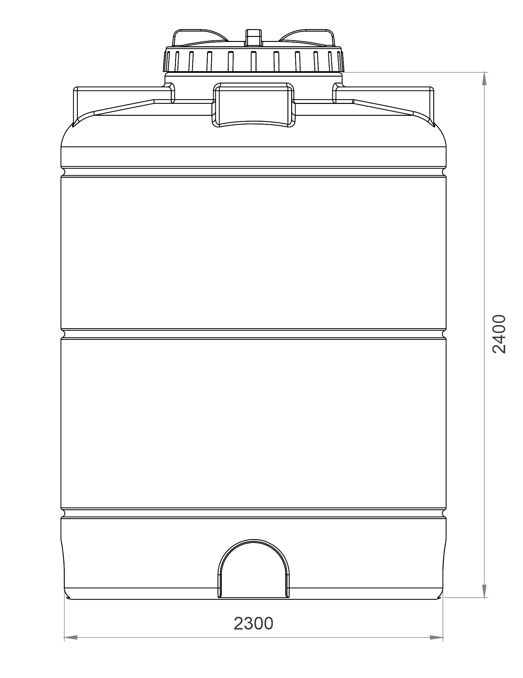 EXTERRA TANK 10000 L