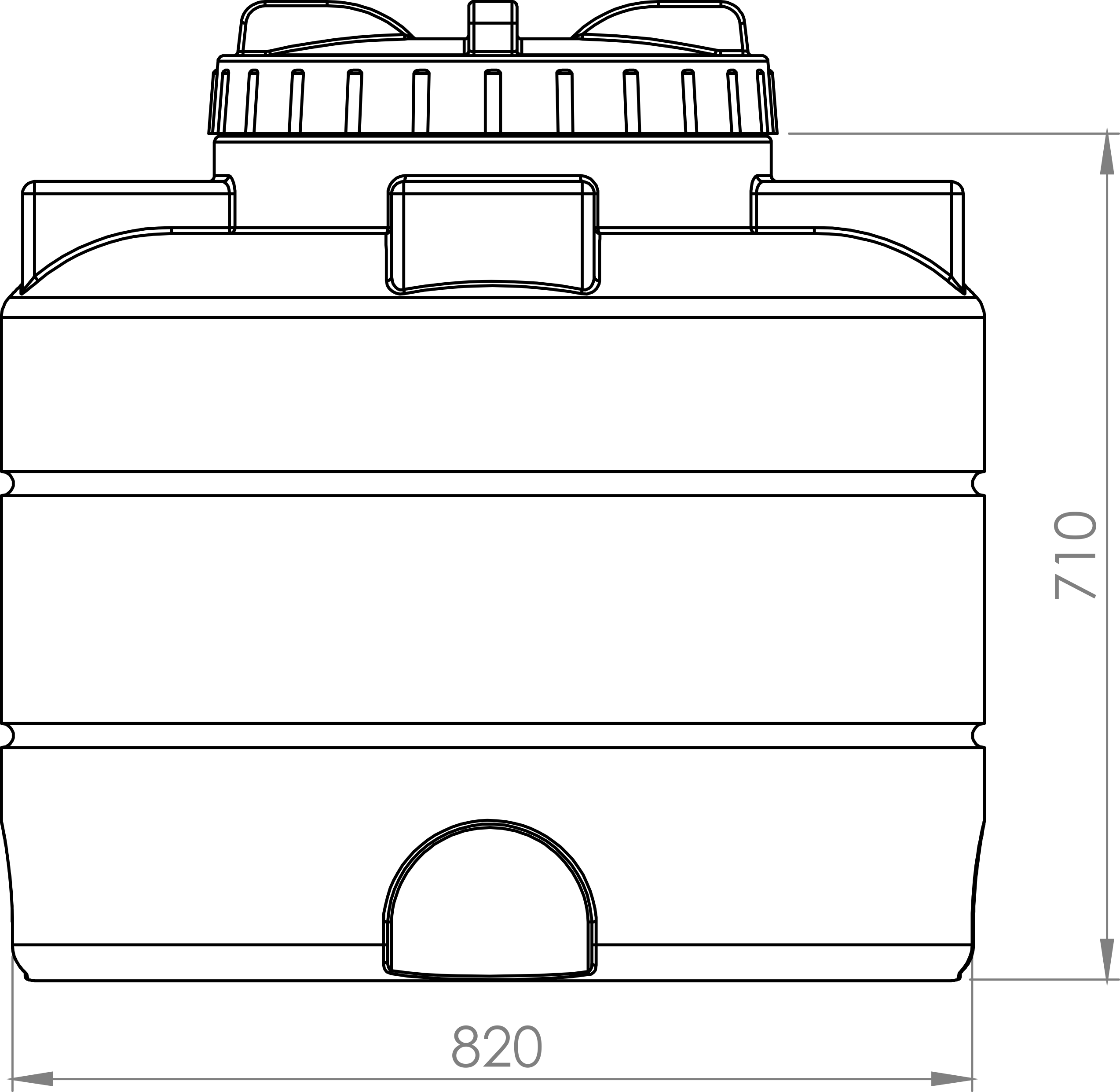 EXTERRA TANK 300 L