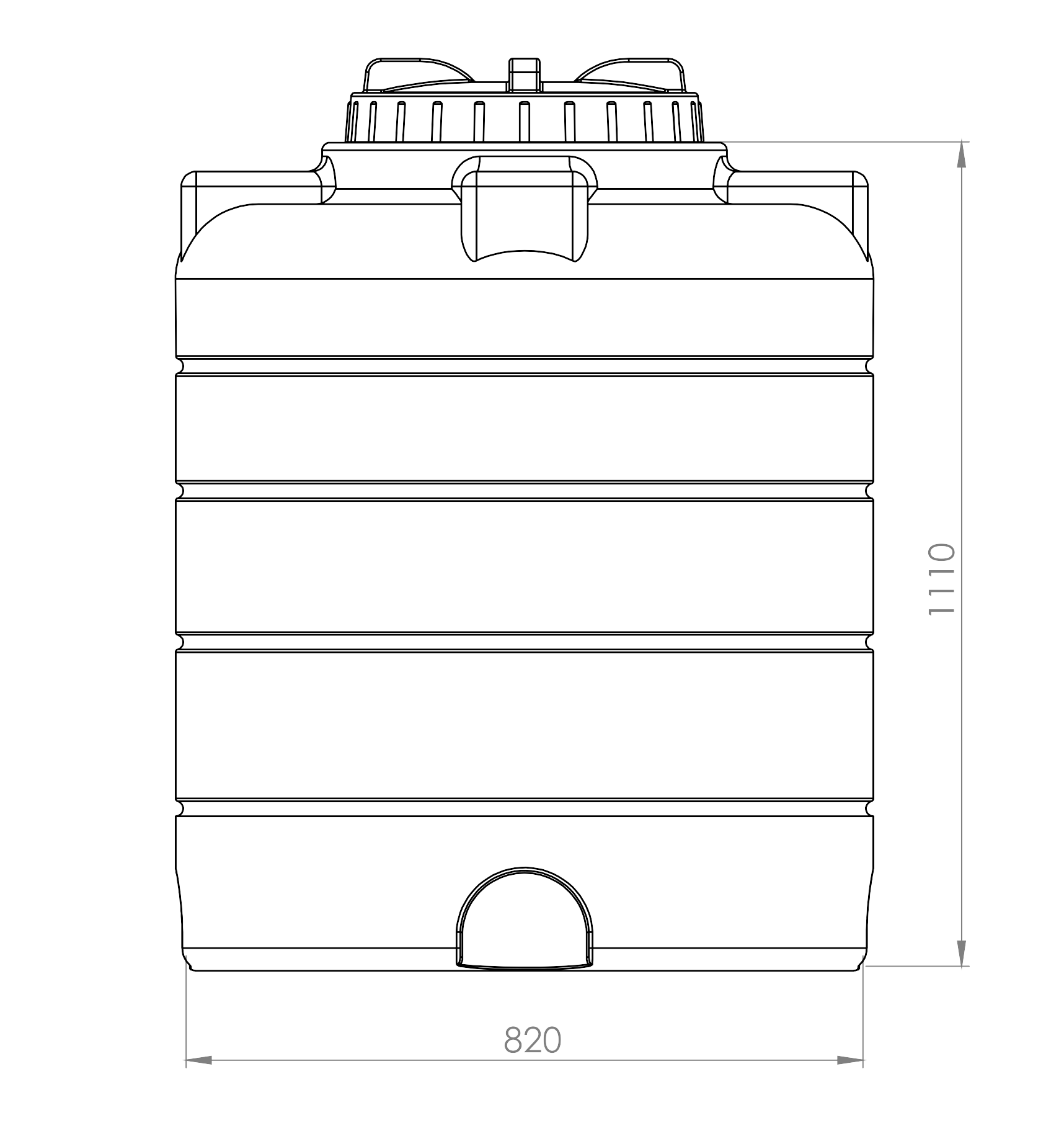EXTERRA TANK 500 L