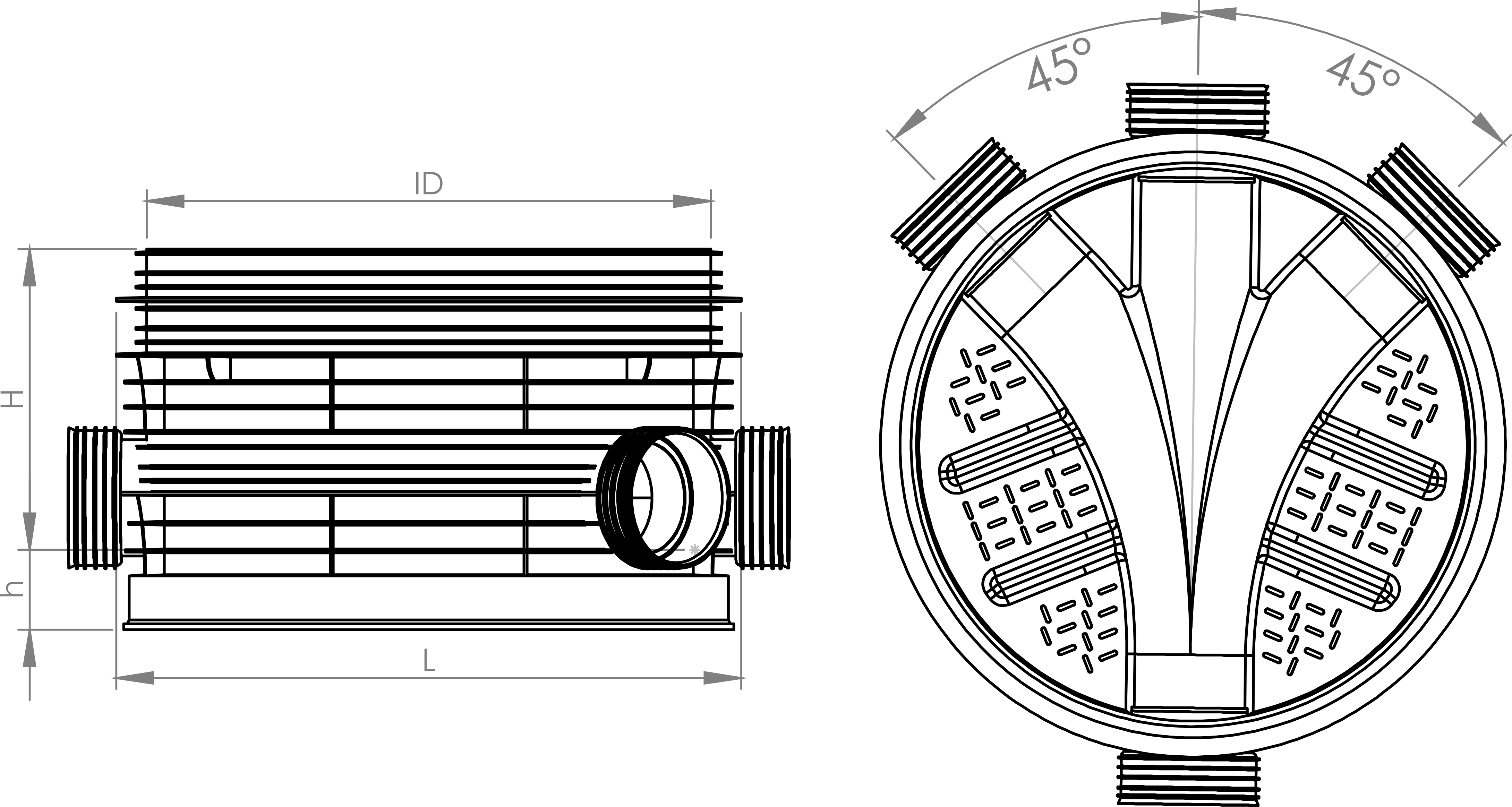 1000 (2/45°)